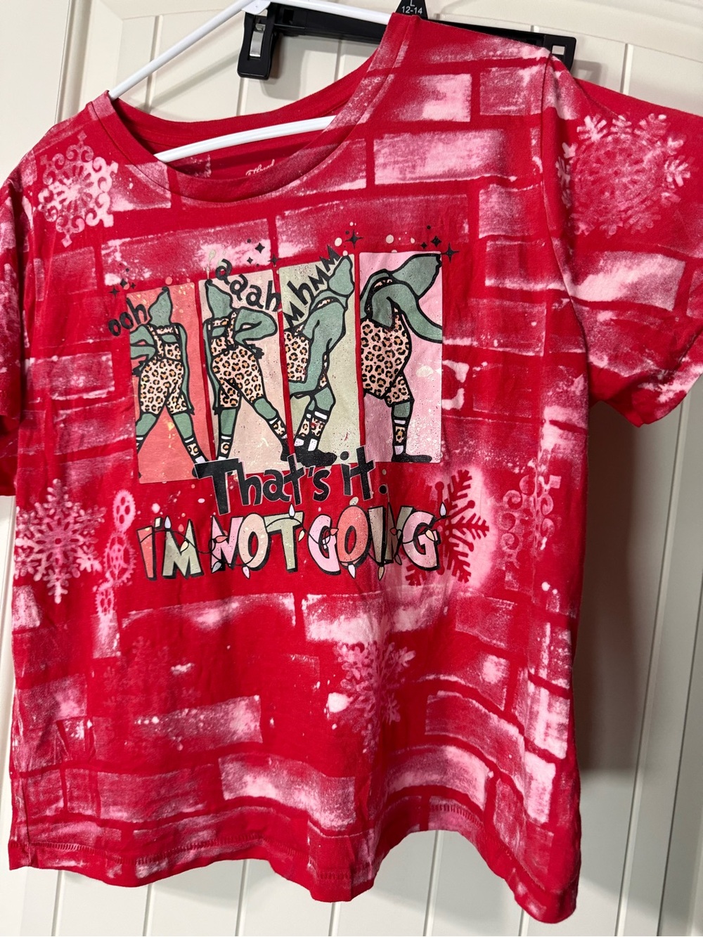 Custom painted women’s Grinch T-Shirt